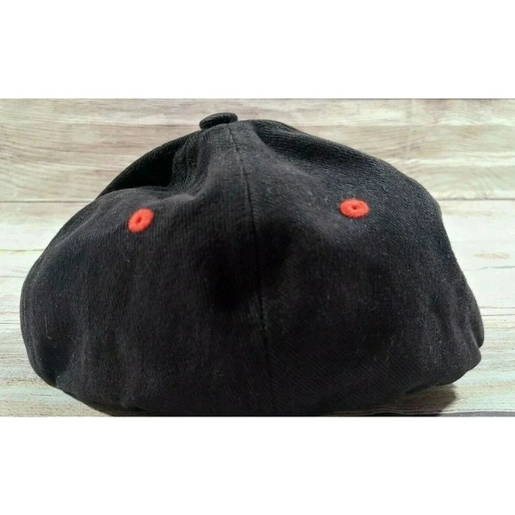 Disney Parks Mickey Mouse Hat Cap Size Youth Black Red Embroidered - Picture 2 of 7